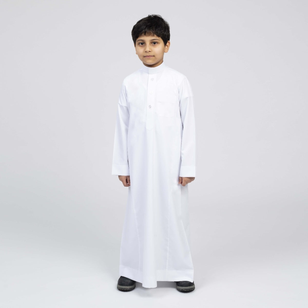 Daffah Kids Thobes (White)