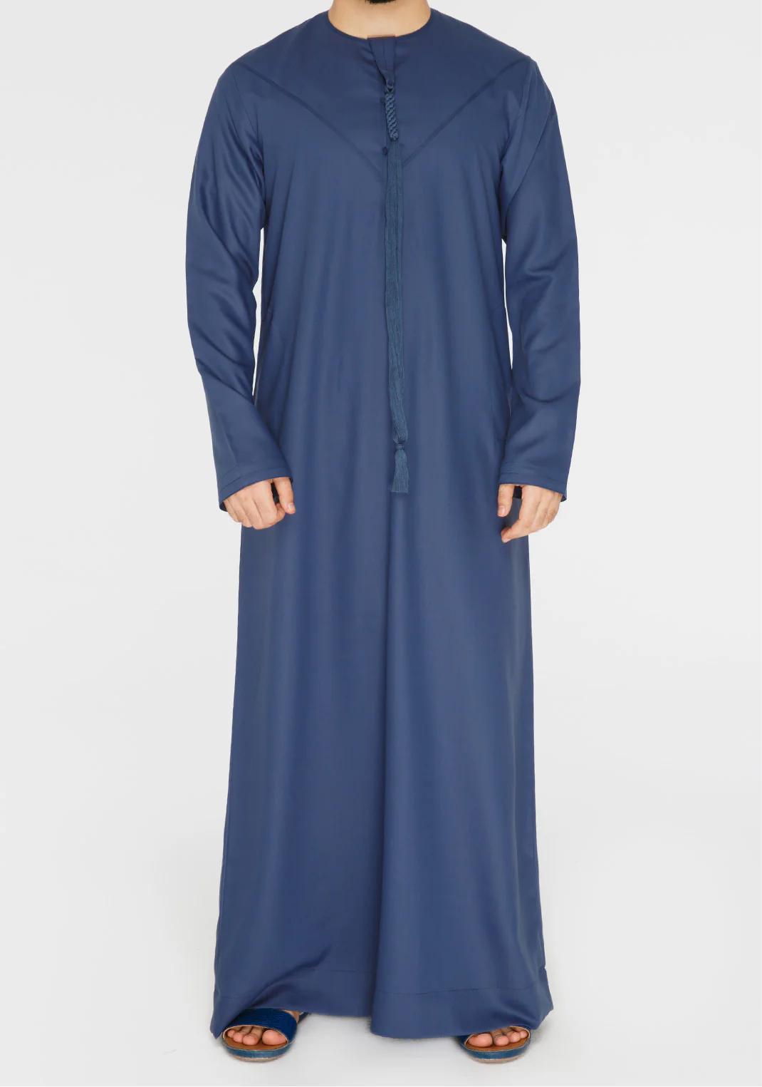 Emirati Thoub - دشداشه إماراتية (Navy Blue Winter شتوي كحلي)