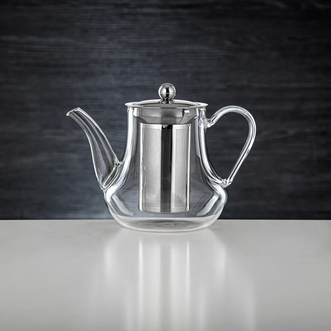 Almarjan 0.8 Liter Borosilicate Glass Teapot - إبريق شاي زجاجي