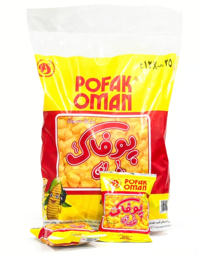 Oman Pofak Chips 12g x 25 - بفك عمان