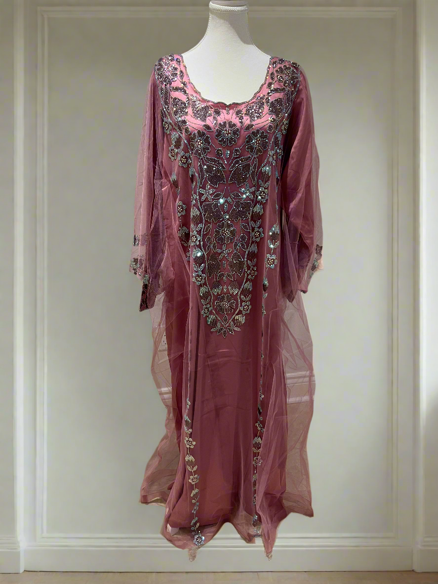 Emirati dress - دراعه إماراتية (pink)