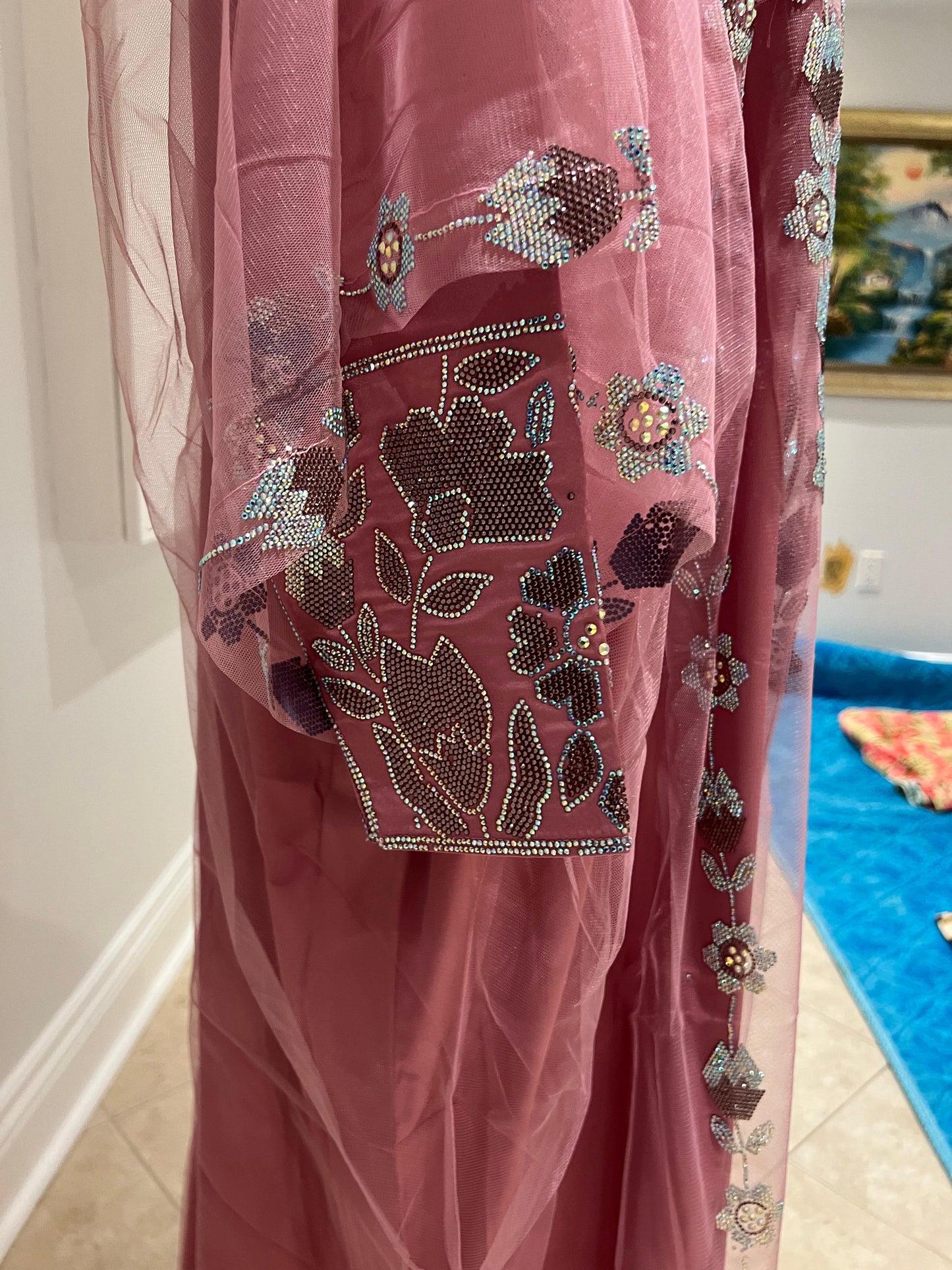 Emirati dress - دراعه إماراتية (pink)
