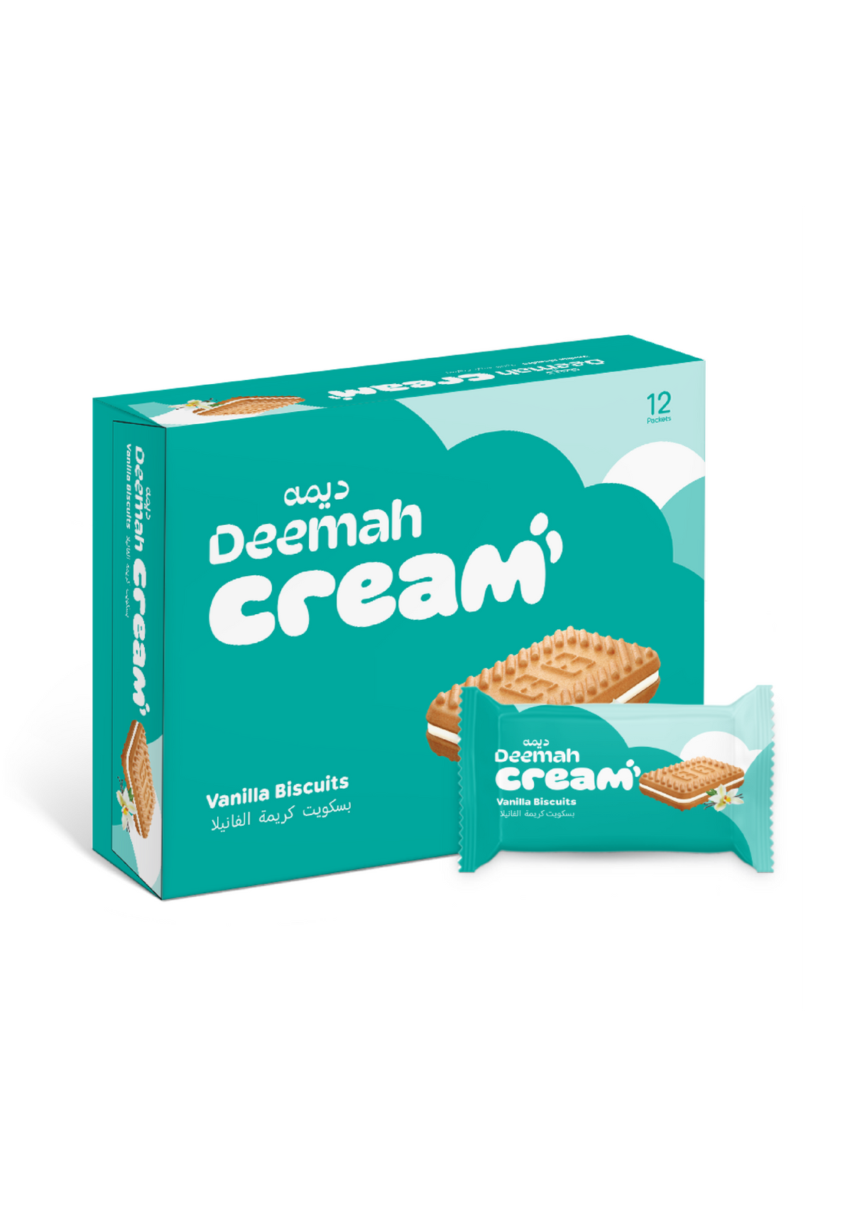 Deemah Cream Biscuit Vanilla