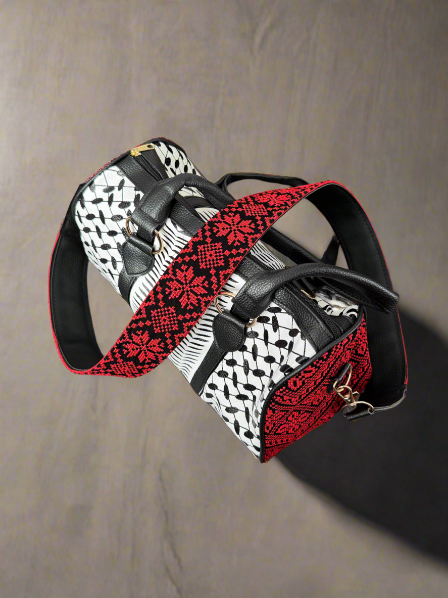 Tatreez Strap | Multipurpose Bag, Camera & Guitar Strap – Palestinian Embroidery Pattern