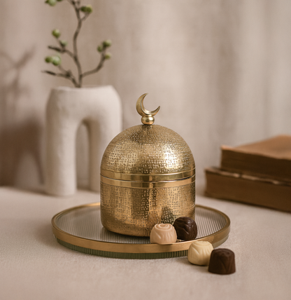 Golden Moon Dome: Textured Finish