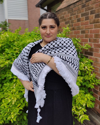 Royal Kufiya (Keffiyeh) | Handmade Tassels
