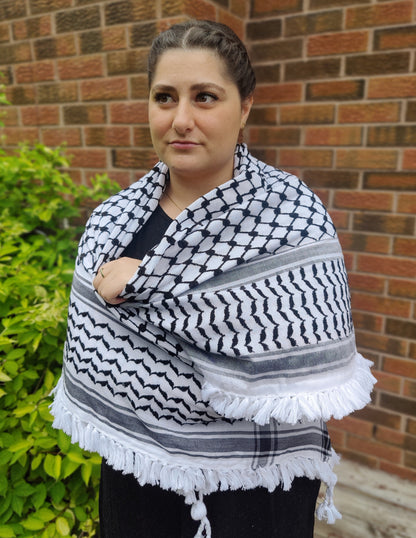 Royal Kufiya (Keffiyeh) | Handmade Tassels