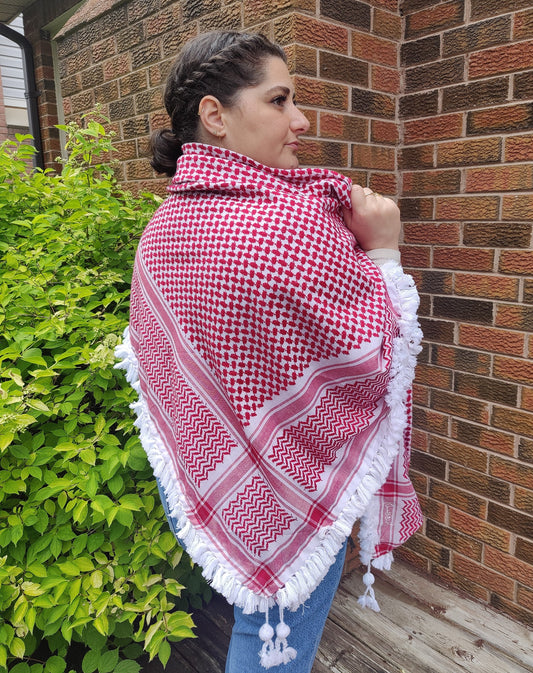 Royal Shemagh (Keffiyeh) | Handmade Tassels
