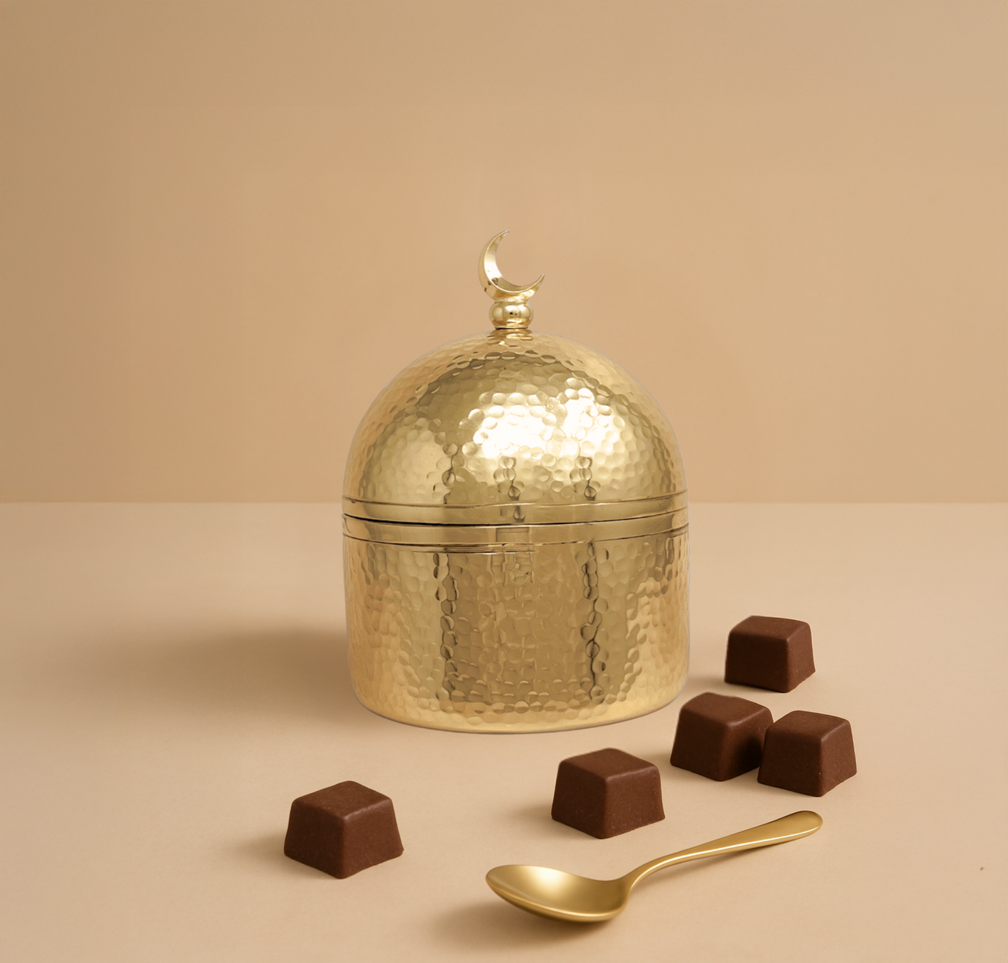 Golden Moon Dome: Hammered Finish