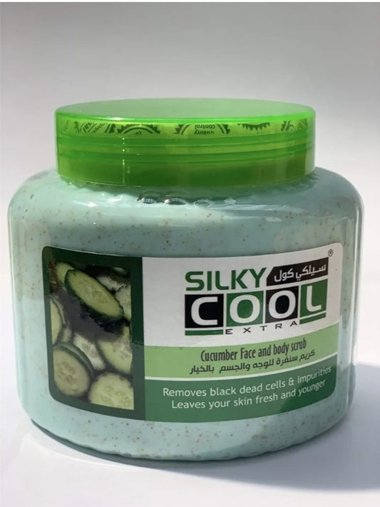 Silky Cool Extra Cucumber Face and Body Scrub