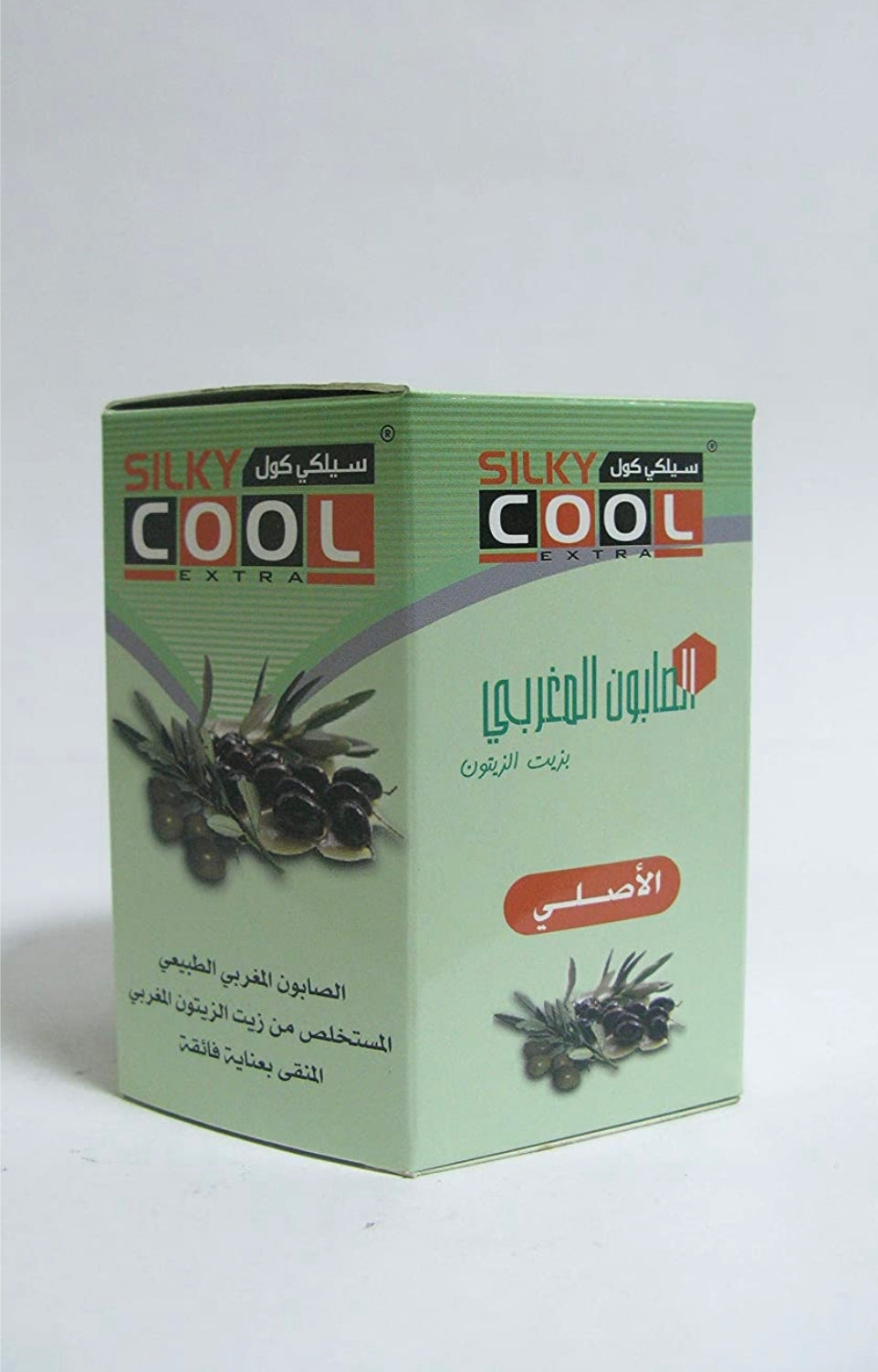 Silky Cool Extra – Moroccan With Olive Oil Black Soap – 300g صابون مغربي