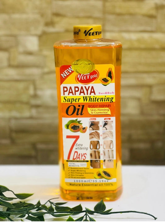 Veet Gold Papaya Whitening Oil 1000 ml