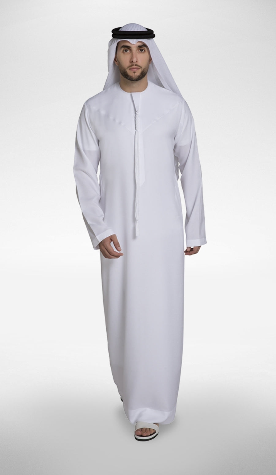 Emirati Thoub - دشداشه إماراتية (White)