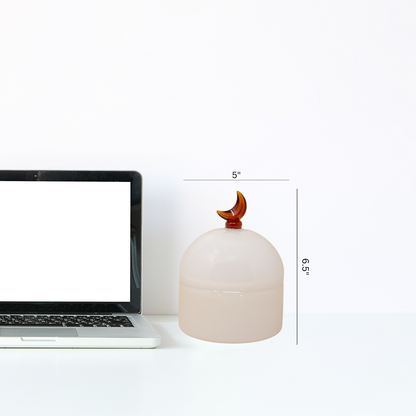 Glass Moon Dome Jar - Fullmoon