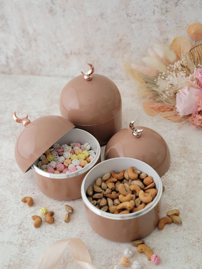 Moon Dome Jar - Terracotta Rose