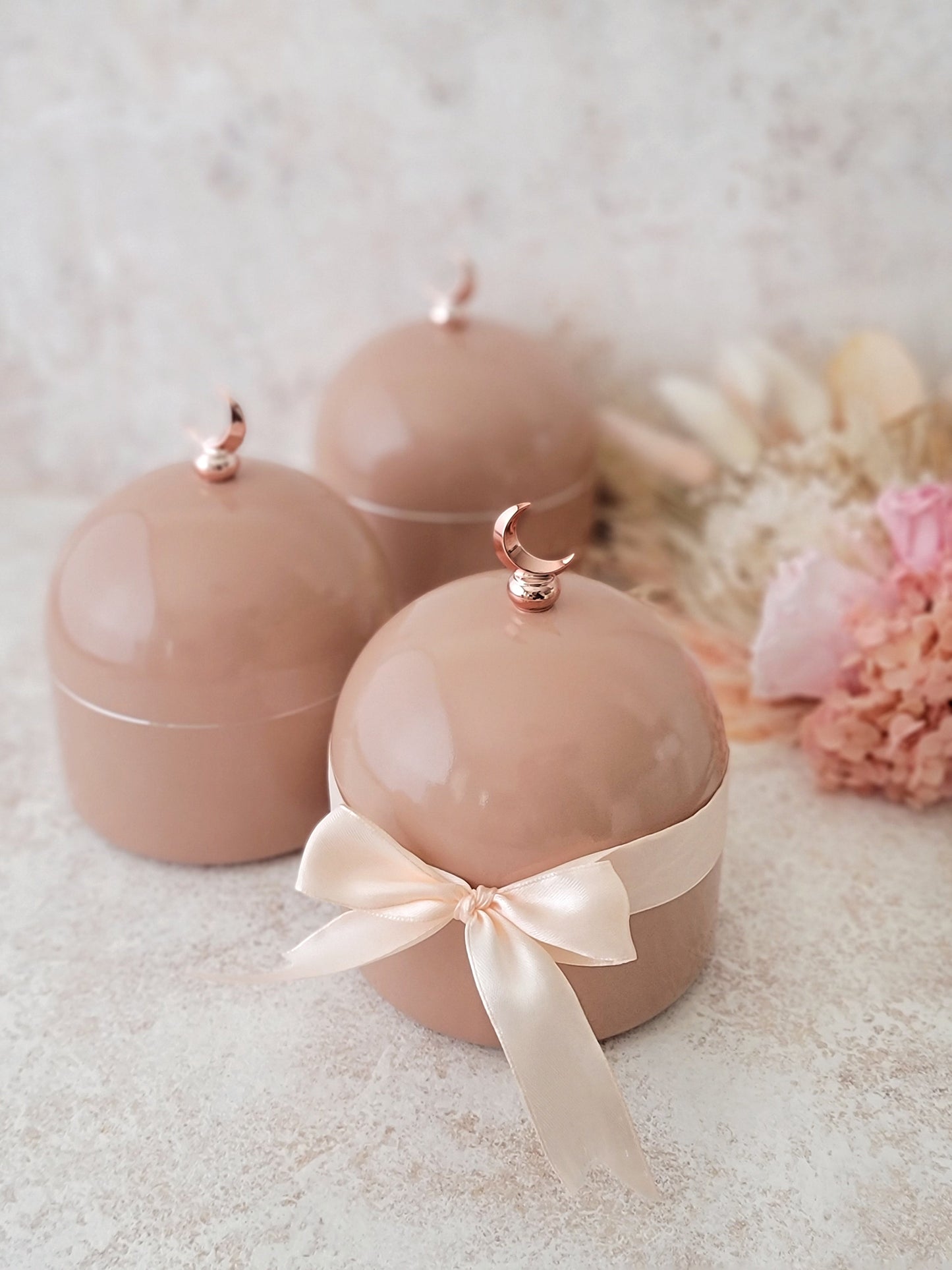 Moon Dome Jar - Terracotta Rose