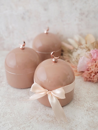 Moon Dome Jar - Terracotta Rose