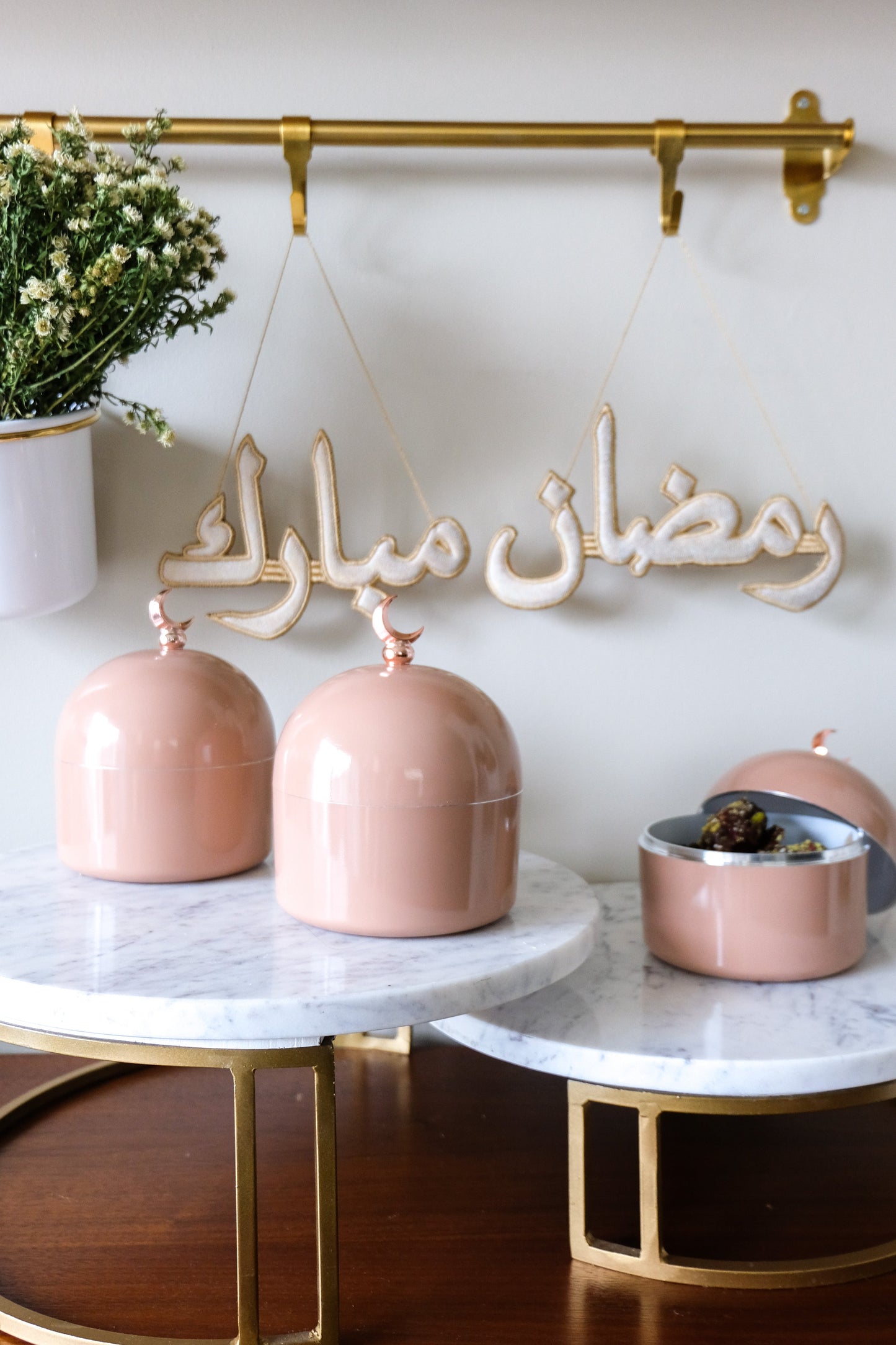 Moon Dome Jar - Terracotta Rose