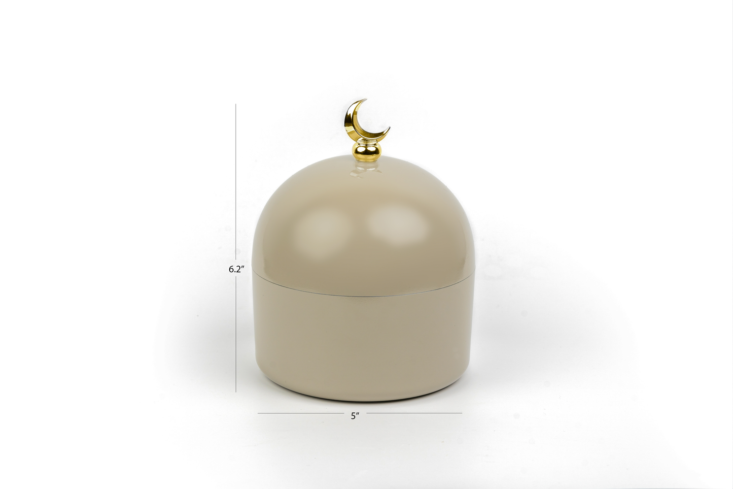 Moon Dome Jar - Toasty Taupe