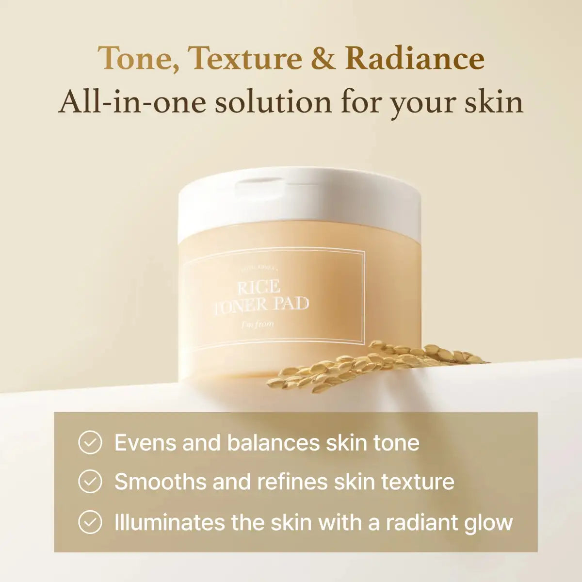 I'm From Rice Toner Pad 140ml / 60pads