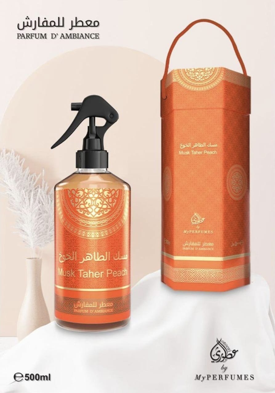 Musk Taher Peach 500ml - مسك طاهر خوخ 500مل