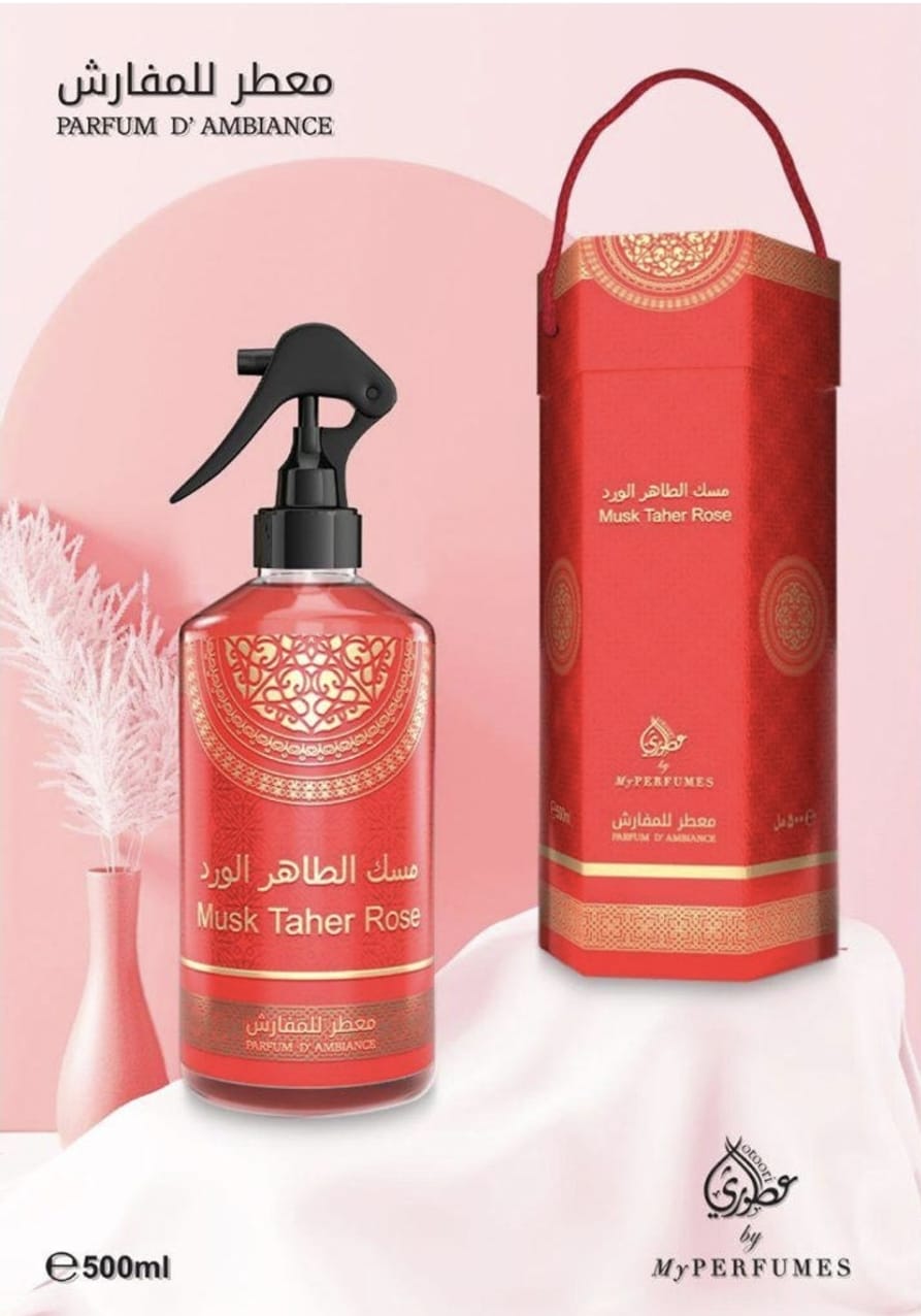 Musk Taher Rose 500ml - مسك طاهر ورد 500مل