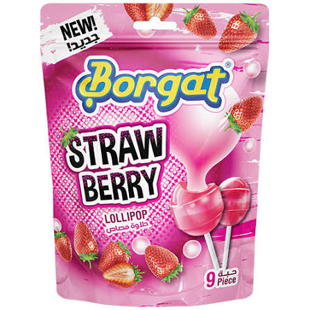 Borgat Strawberry lollipops