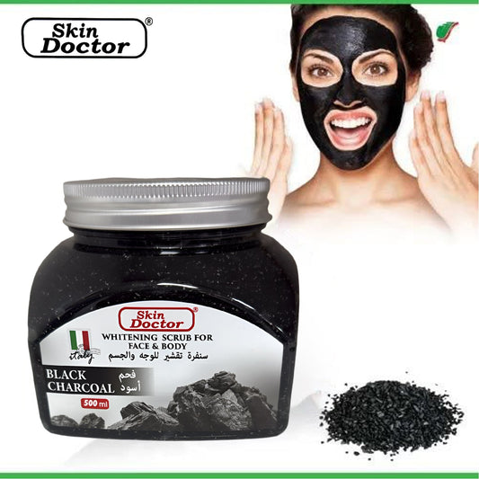 Black Charcoal Scrub For Face & Body 500g